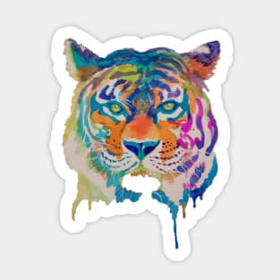 Dripping Paint Tiger Sticker